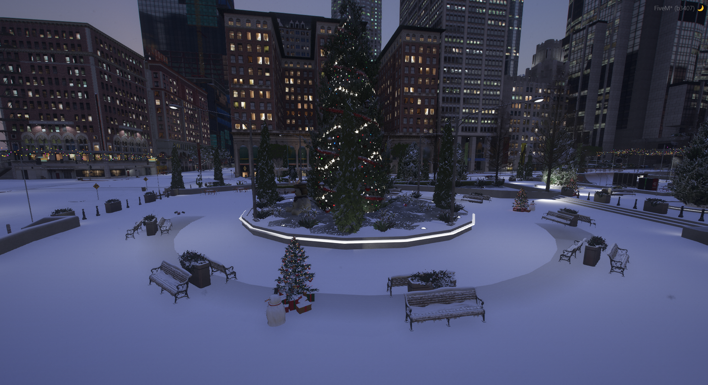 Xmas Legion Square | Fivem Ready | MLO | Christmas Map