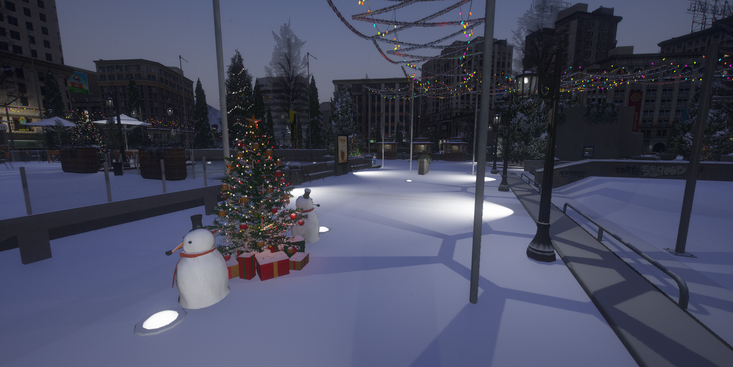 Xmas Legion Square | Fivem Ready | MLO | Christmas Map