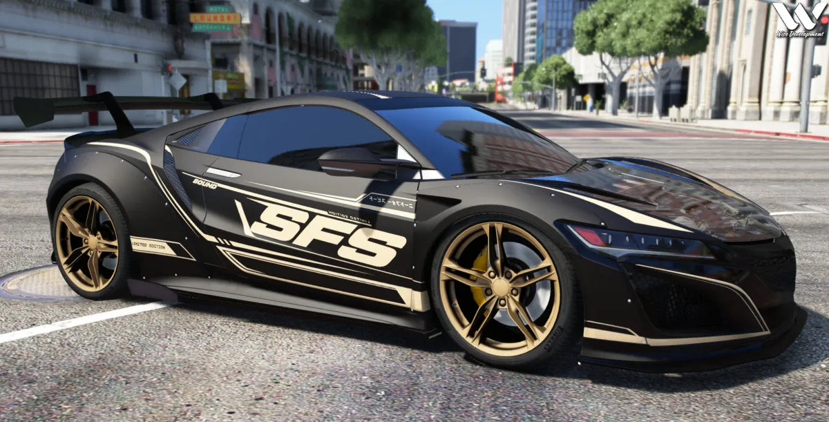 Acura SFS | Fivem Ready | Debadged | Custom Livery