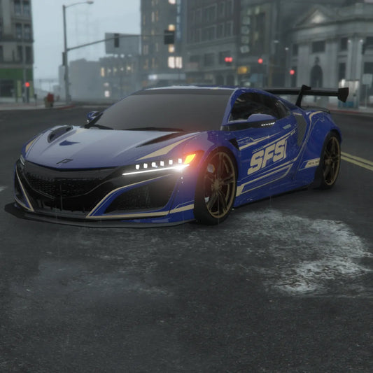 Acura SFS | Fivem Ready | Debadged | Custom Livery