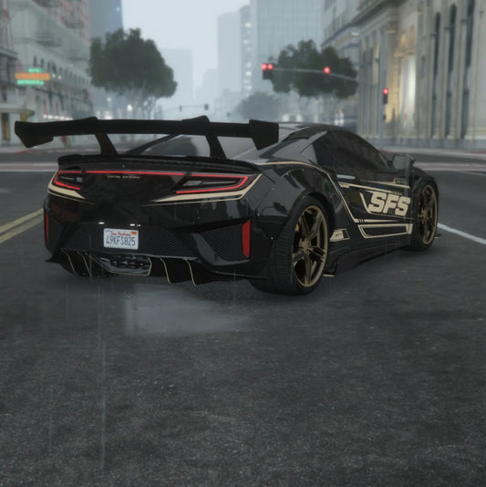 Acura SFS | Fivem Ready | Debadged | Custom Livery