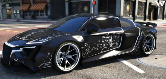 Audi R8 Queen Vibes | Fivem Ready | Debadged | Custom Livery