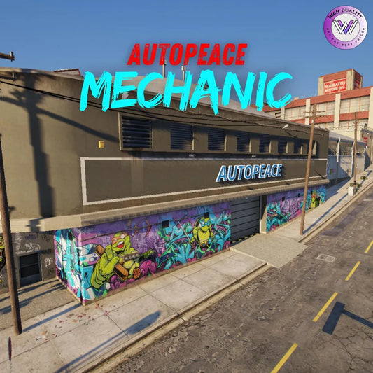 AutoPeace Mechanic | Fivem Ready | MLO | Garage | Custom Map