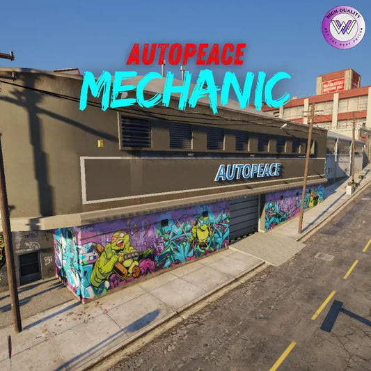 AutoPeace Mechanic | Fivem Ready | MLO | Garage | Custom Map