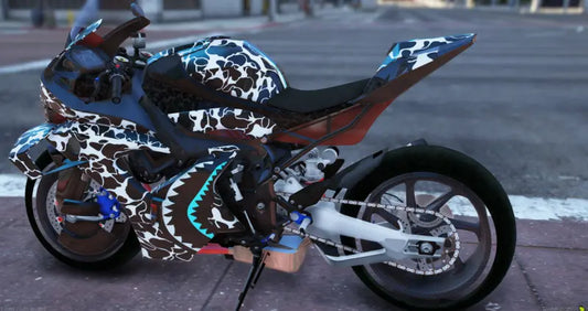 BMW S1000RR Drip | Fivem Ready | Debadged | Custom Livery