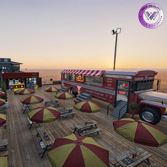 Bus Burger | MLO | Fivem Ready | Del Perro Pier