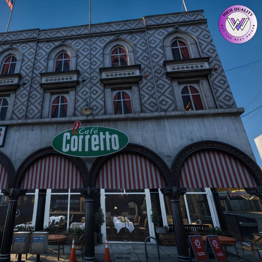 Cafe Pier | MLO l Roleplay l Business Store | Optimized | Mod | High Quality