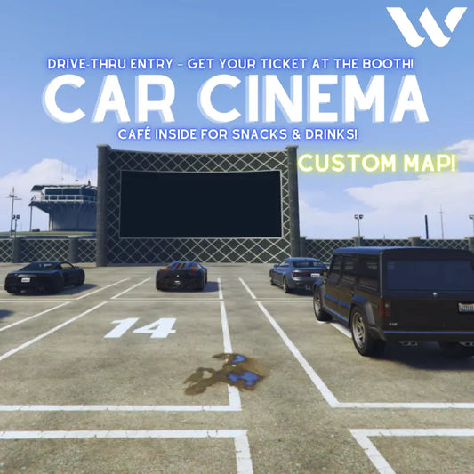 Car Cinema | Fivem Ready l MLO | Roleplay | Custom Map