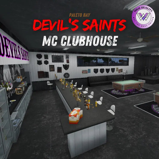 Clubhouse: Devil’s Saints | Fivem Ready | MLO | Paleto Bay | Gang Hood