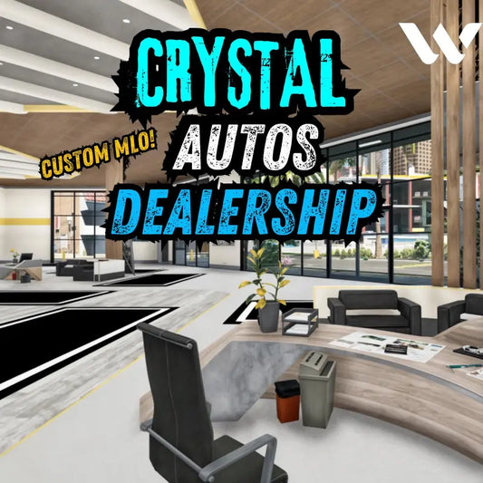 Crystal Autos Dealership | Fivem Ready | MLO | Custom Map