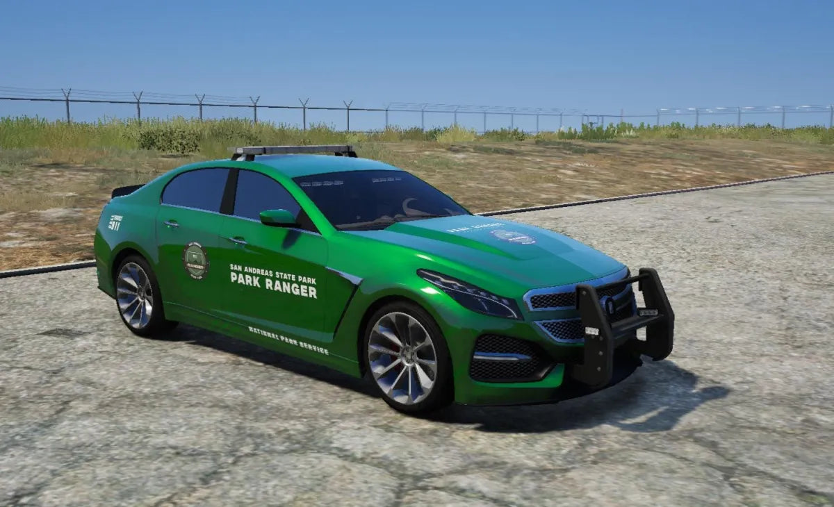 Custom Police Car V-STR l Debadged | Fivem Ready | Lore-Friendly | 6 Livery