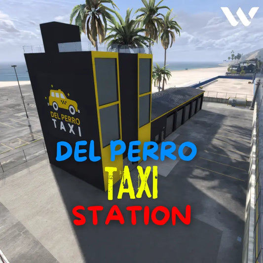 Del Perro Taxi Station | FiveM Ready | MLO