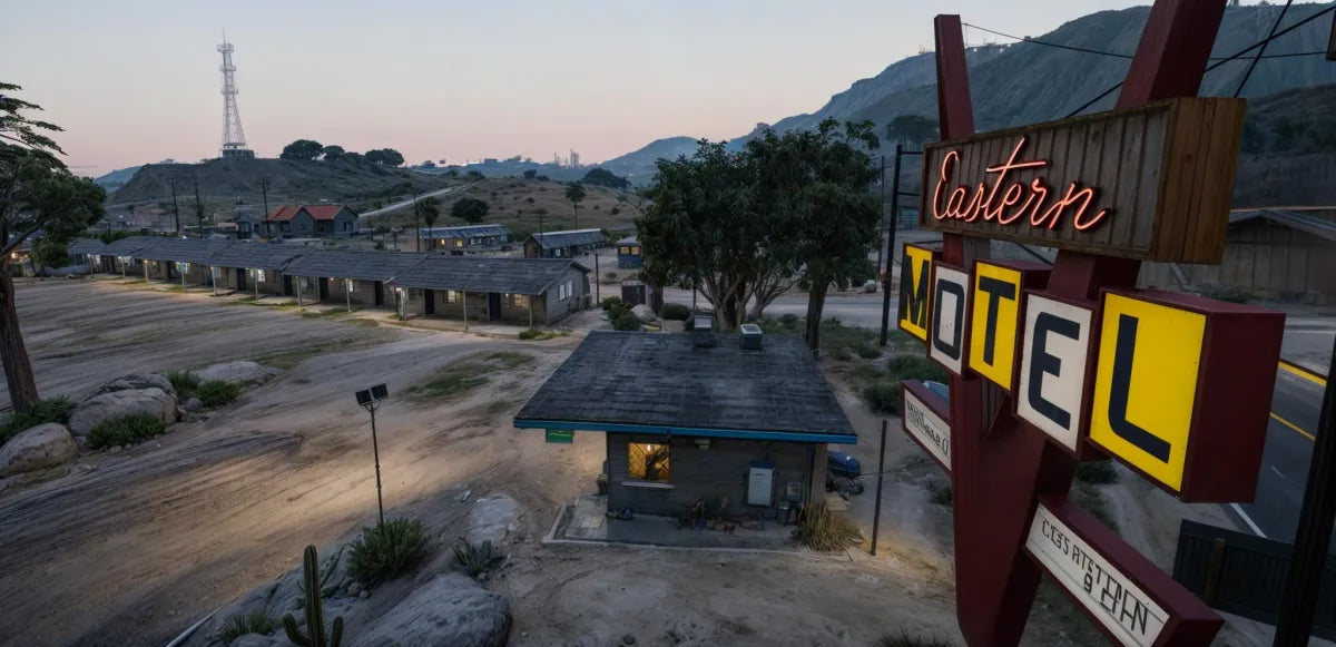 Eastern Motel: Sandy | Fivem Ready | MLO | Hotel | Roleplay