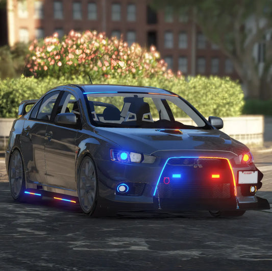 Evo X Unmarked | Fivem Ready | Badged