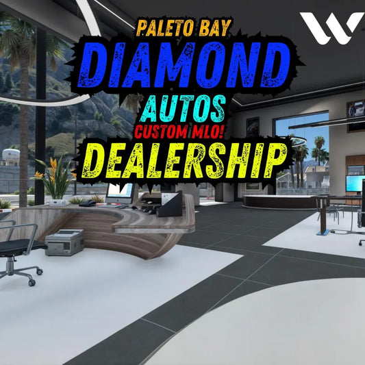 Fivem Custom Dealership | MLO | Paleto Bay | Diamond Autos | Roleplay