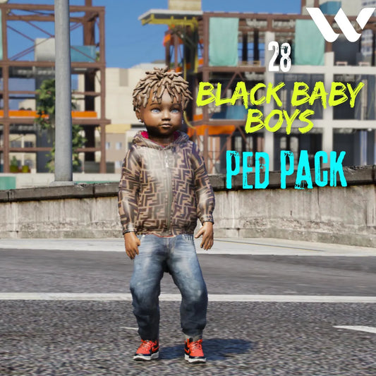 Fivem Ped Pack: Black Baby Boys | Fivem Ready