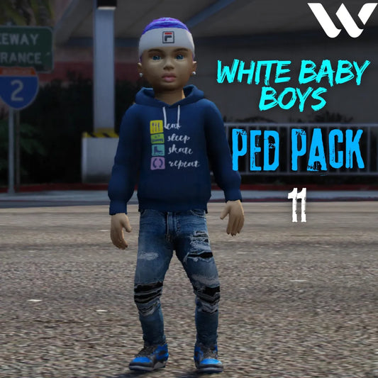 Fivem Ped Pack: White Baby Boys | Fivem Ready l
