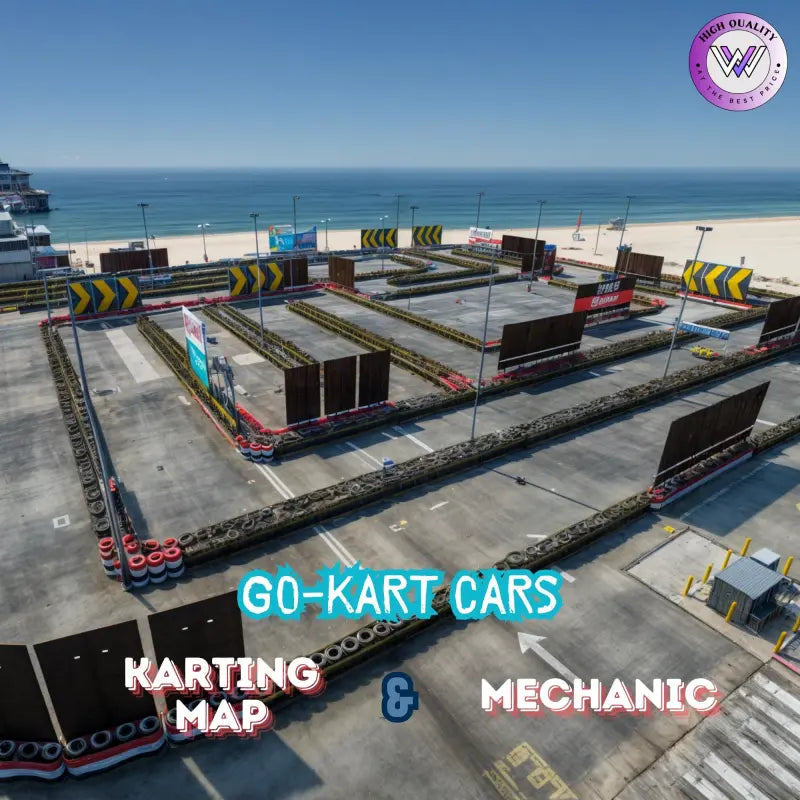 Go-Kart Track - Mechanic l Fivem Ready l MLO l Go-Kart Cars
