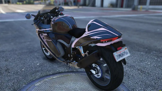 Hayabusa Black Dreams | Fivem Ready | Debadged | Custom Livery