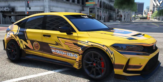 Honda Civic Type R | Fivem Ready | Debadged | Custom Livery