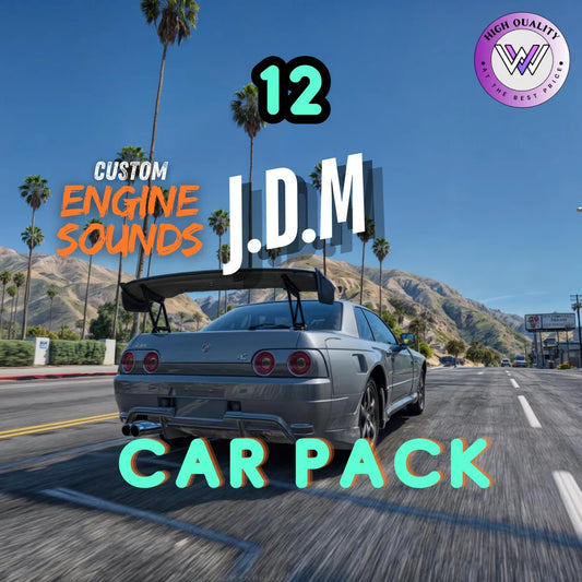 JDM Car Pack | FiveM Ready l Custom Engine Sounds
