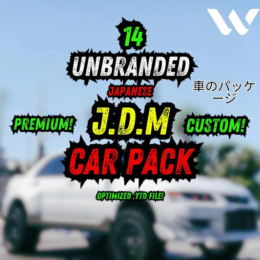 JDM Car Pack | Fivem Ready l Debadged | Premium