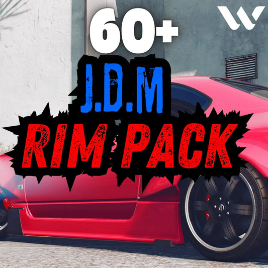 JDM Rims Pack | Fivem Ready l 60 + Custom Addon Wheels