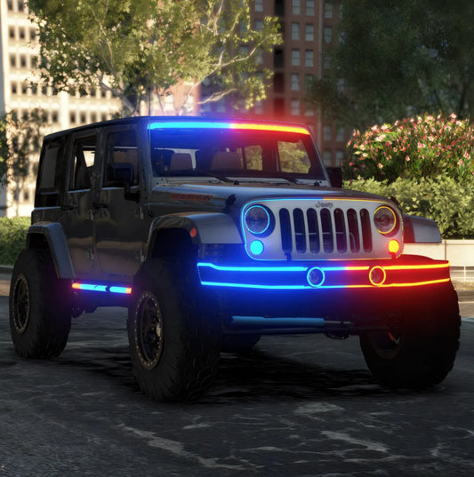 Jeep Wrangler Unmarked | Fivem Ready | Badged