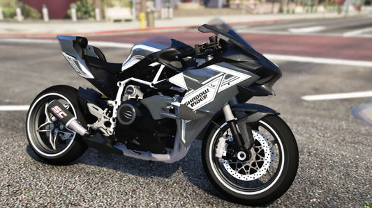 Kawasaki H2R Shadow Rider | Fivem Ready | Debadged | Custom Livery