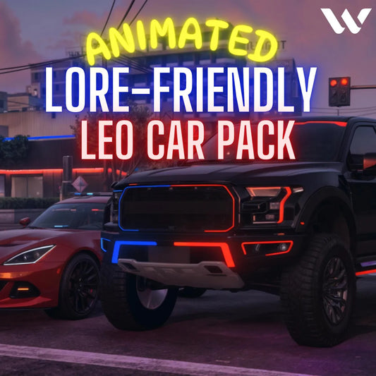 Leo Car Pack | Lore Friendly | TOS Compliant | Police Cars | animated lore-friendly leo car pack