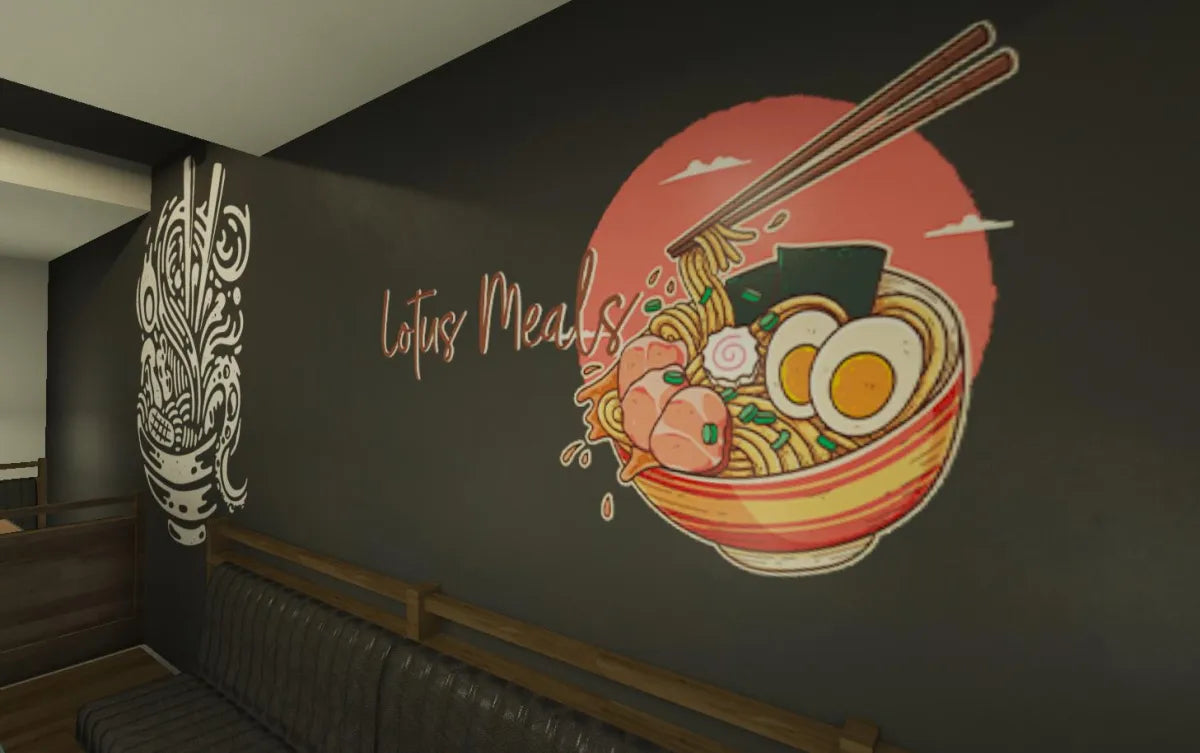 Lotus Meals: Eastern Restaurant | Fivem Ready l MLO l Business Store