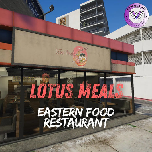 Lotus Meals: Eastern Restaurant | Fivem Ready l MLO l Business Store