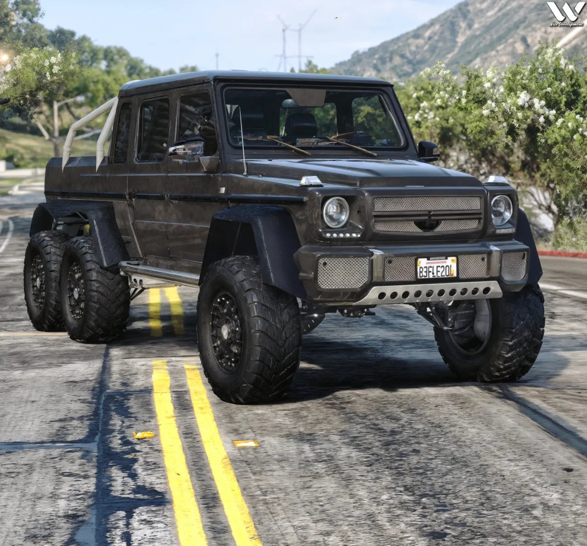 Mercedes AMG 6X6 | Fivem Ready | Debadged | Rambar