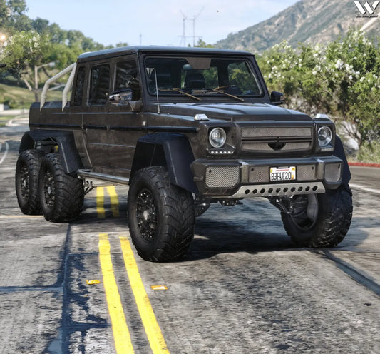 Mercedes AMG 6X6 | Fivem Ready | Debadged | Rambar
