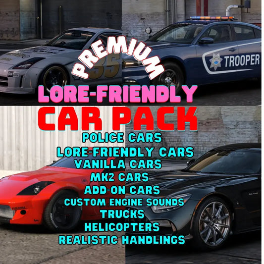 Mix Car Pack | Fivem Ready | 300 + Vehicle Pack | Roleplay