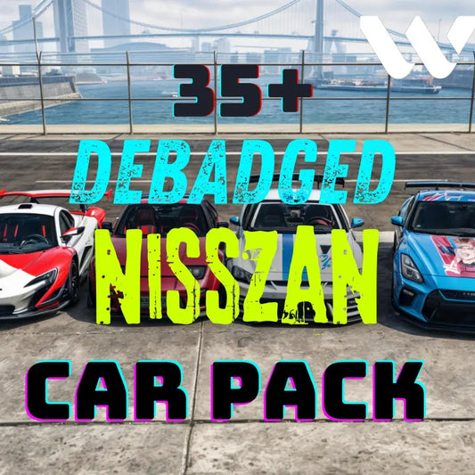 Nissan Car Pack | Debadged - Unbranded | Fivem Ready