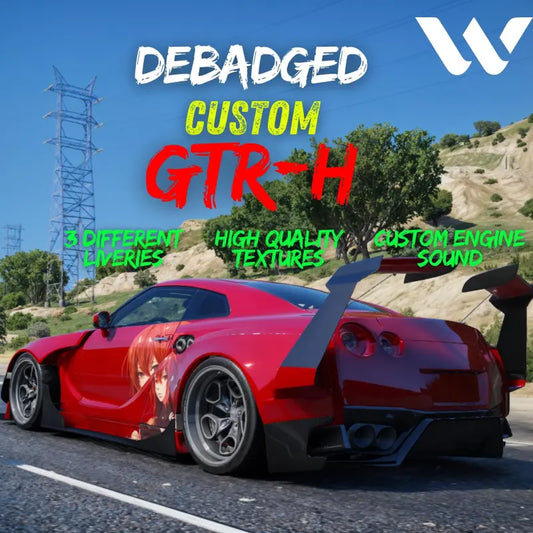 Nissan GTRH Custom Car l Fivem Ready l Debadged