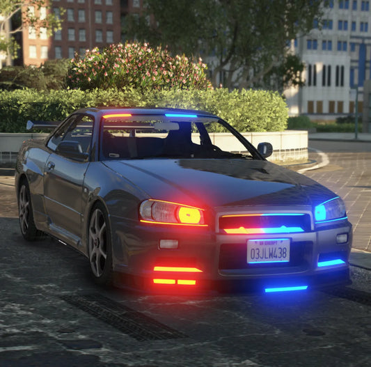 Nissan R34 Unmarked | Fivem Ready | Badged