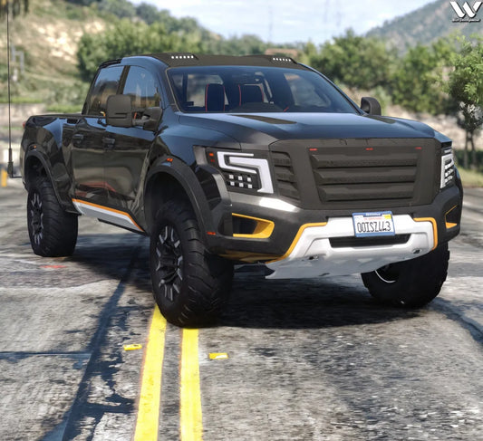 Nissan Titan 17 | Fivem Ready | Debadged | Rambar