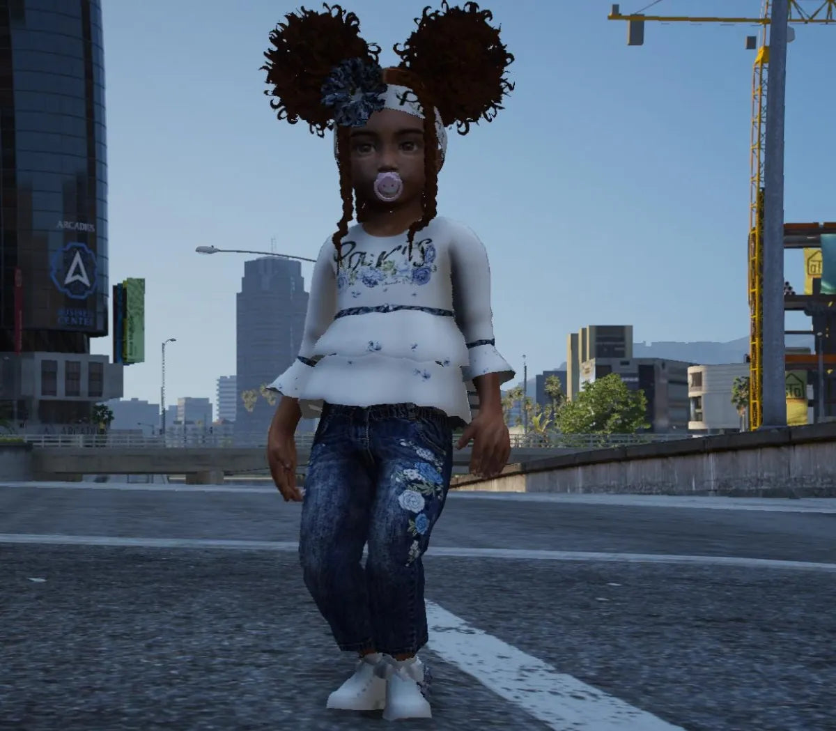 Ped Pack: Black Baby Girls | Fivem Ready l Kid Peds