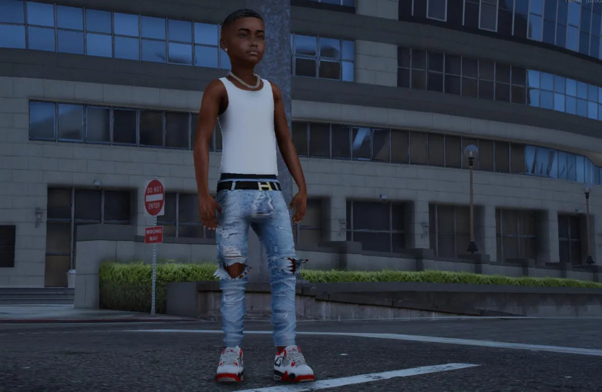 Ped Pack: Black Boys | Fivem Ready | Roleplay | Kid Peds