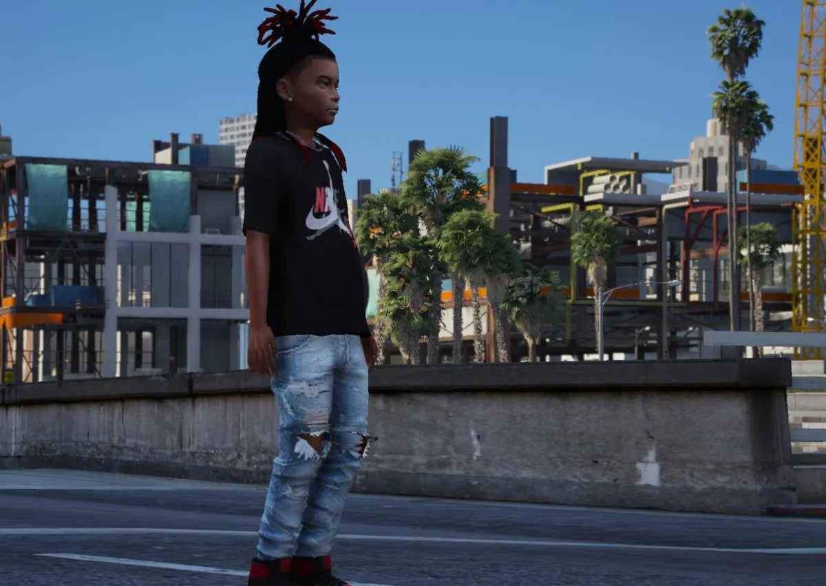 Ped Pack: Black Boys | Fivem Ready | Roleplay | Kid Peds