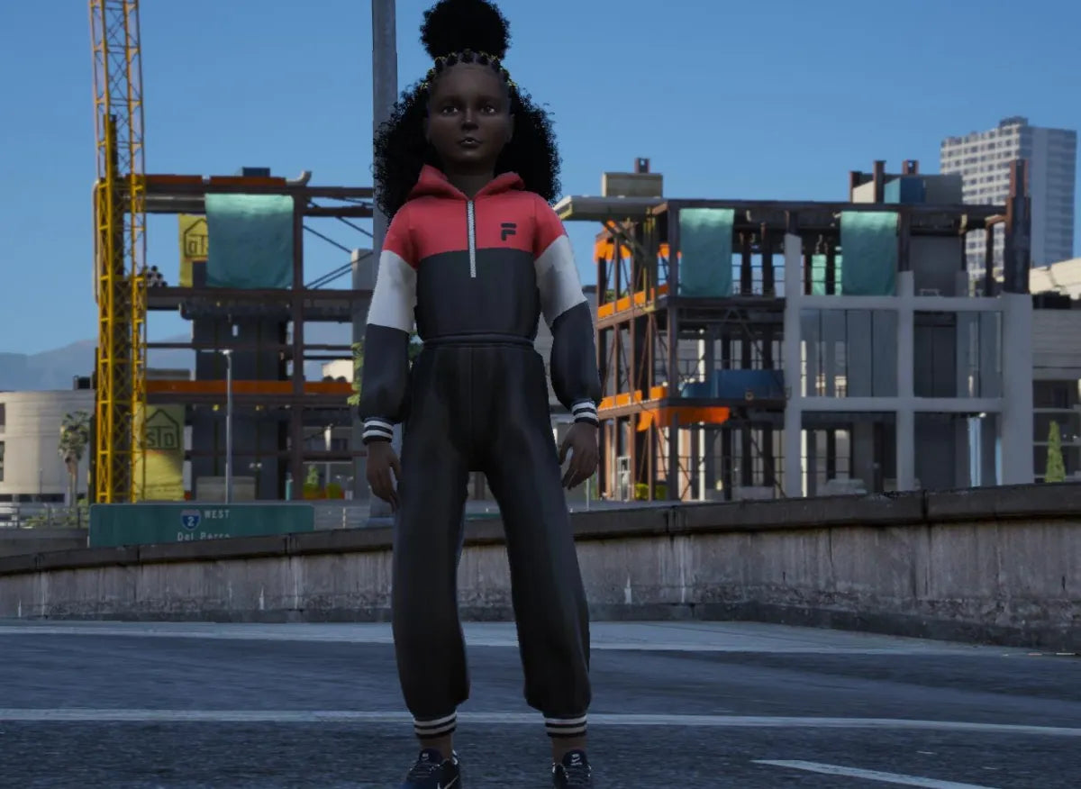 Ped Pack: Black Kid Girls | Fivem Ready | Roleplay | Kid Peds