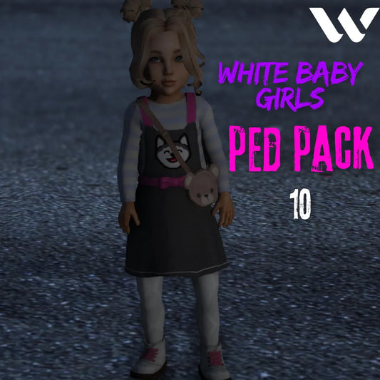 Ped Pack: White Baby Girls | Fivem Ready l Kid Peds l Roleplay