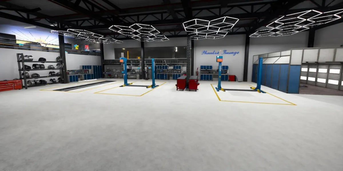 Phantom Garage | Fivem Ready | MLO | Mechanic | Custom Map | automotive repair shop