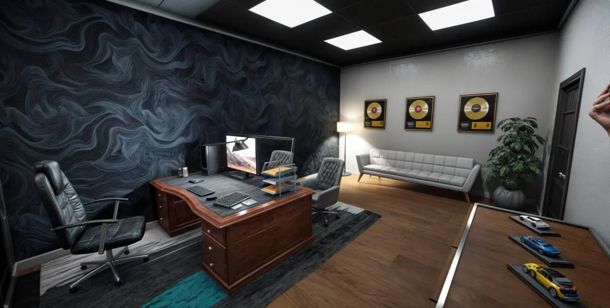 Phantom Garage | Fivem Ready | MLO | Mechanic | Custom Map | luxurious office interior