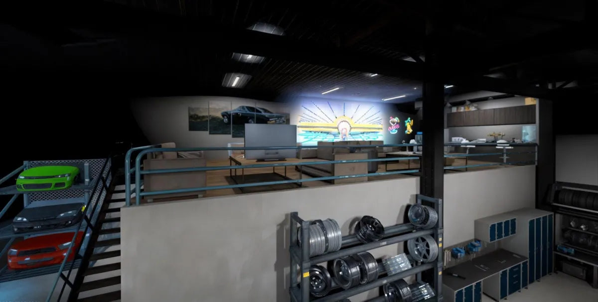 Phantom Garage | Fivem Ready | MLO | Mechanic | Custom Map | automotive garage interior