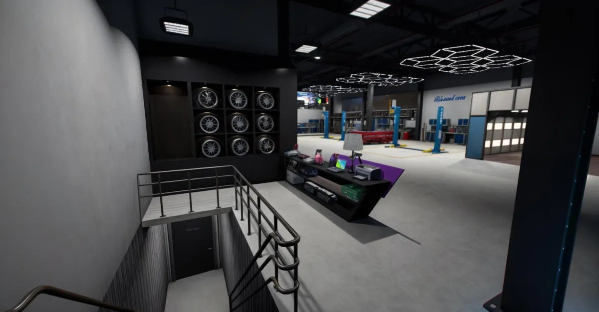 Phantom Garage | Fivem Ready | MLO | Mechanic | Custom Map | modern auto repair shop