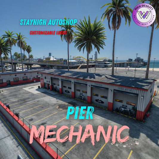 Pier Mechanic: AutoShop | Fivem Ready l MLO l Roleplay