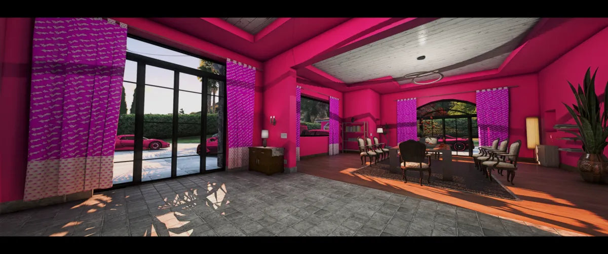 Pink Paradise Mansion | Fivem Ready l MLO | Custom Map